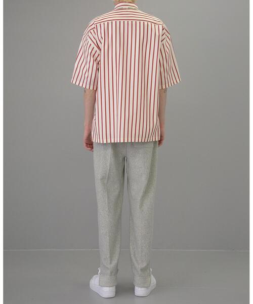 MONKEY TIME（モンキータイム）の「＜monkey time＞ TYPE WRITER LONG SHIRT/シャツ（シャツ/ブラウス・メンズ・ワインレッド/コバルトブルー・S/M/L/XL）」の12枚目の写真