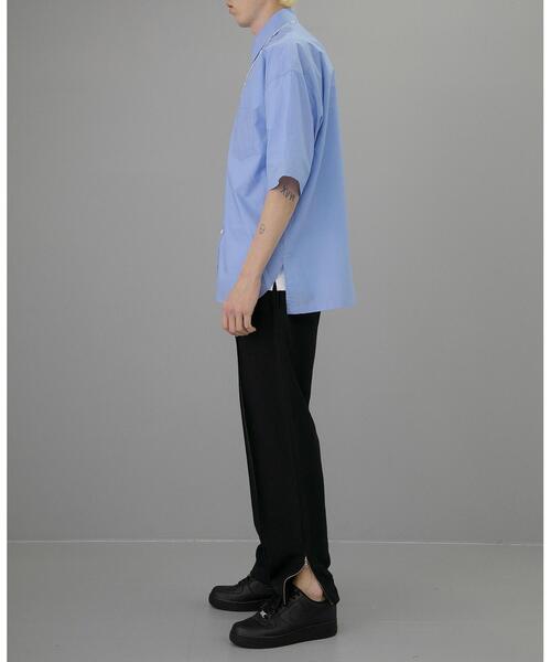 MONKEY TIME（モンキータイム）の「＜monkey time＞ TYPE WRITER LONG SHIRT/シャツ（シャツ/ブラウス・メンズ・ワインレッド/コバルトブルー・S/M/L/XL）」の22枚目の写真