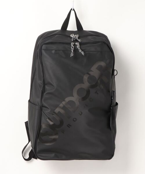 OUTDOOR PRODUCTS(アウトドアプロダクツ)の「ツインファスナーデイパック/バックパック 約30L PC収納可能 2分割オープンポケット付属 ビッグロゴ(バックパック/リュック・メンズ・ホワイト/ブラック/レッド/サックスブルー・FREE)」の3枚目の写真