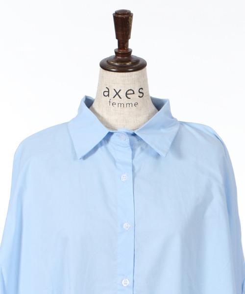 axes femme（アクシーズファム）の「モモンガイレヘムチュニ（チュニック・レディース・カーキ/ブルー・MEDIUM）」の18枚目の写真