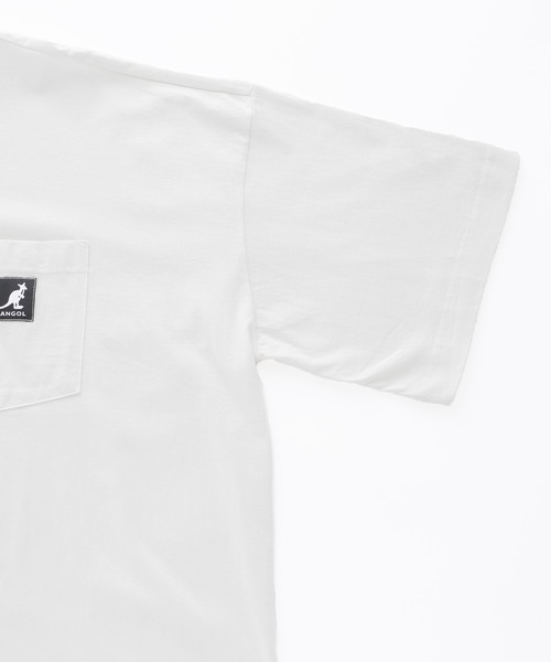 KANGOL(カンゴール)の「KANGOL/カンゴール 別注 ビッグシルエット ロゴピスネーム ポケット半袖Tシャツ 無地T トップス Tシャツ(Tシャツ/カットソー・メンズ・ホワイト/ライトブルー/ブラック/マスタード/ベージュ系その他/グリーン系その他/パープル系その他・M/L)」の12枚目の写真