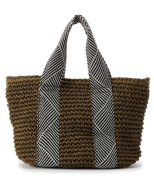 grove(グローブ)の「◆コードラメペーパートート(トートバッグ・レディース・ベージュ/グレー/カーキ/アイボリー・00)」の1枚目の写真