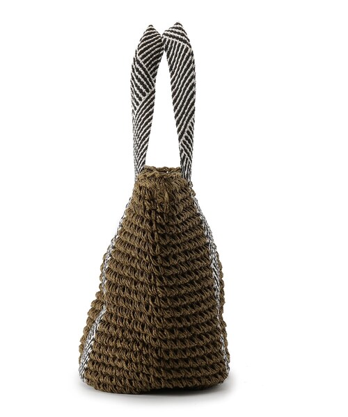 grove(グローブ)の「◆コードラメペーパートート(トートバッグ・レディース・ベージュ/グレー/カーキ/アイボリー・00)」の10枚目の写真