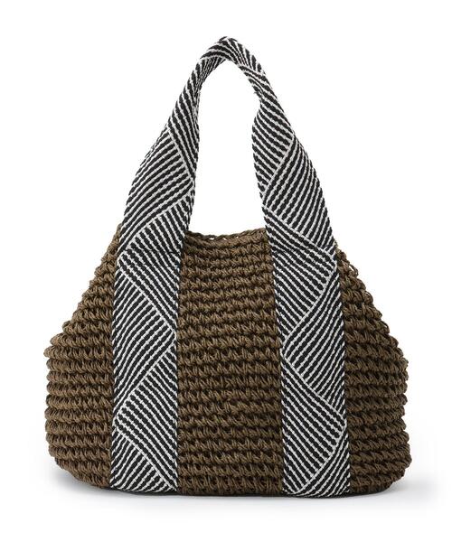 grove(グローブ)の「◆コードラメペーパートート(トートバッグ・レディース・ベージュ/グレー/カーキ/アイボリー・00)」の12枚目の写真