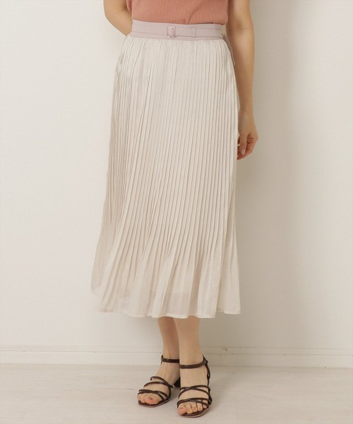 WILLSELECTION（ウィルセレクション）の「クリスタル楊柳プリーツスカート（スカート・レディース・アイボリー/ラベンダー/ピンク・MEDIUM）」の6枚目の写真