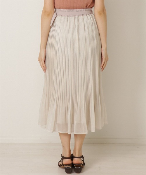 WILLSELECTION（ウィルセレクション）の「クリスタル楊柳プリーツスカート（スカート・レディース・アイボリー/ラベンダー/ピンク・MEDIUM）」の8枚目の写真