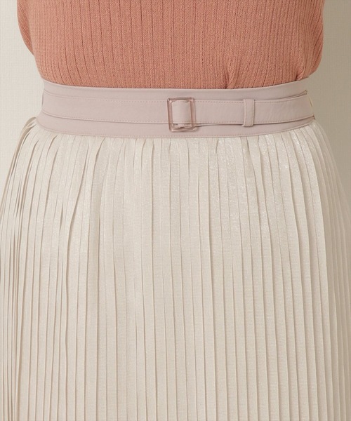 WILLSELECTION（ウィルセレクション）の「クリスタル楊柳プリーツスカート（スカート・レディース・アイボリー/ラベンダー/ピンク・MEDIUM）」の9枚目の写真