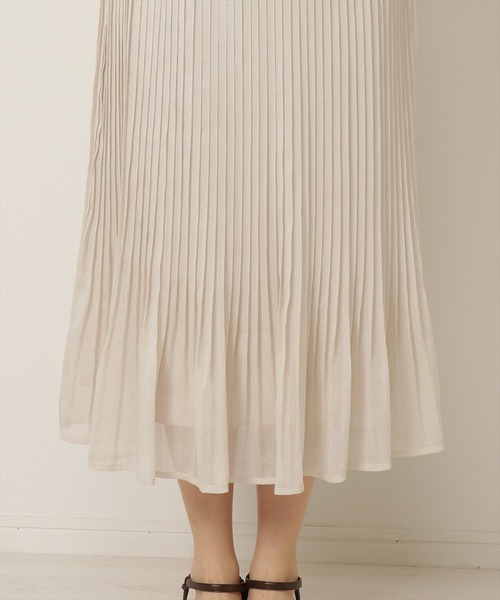 WILLSELECTION（ウィルセレクション）の「クリスタル楊柳プリーツスカート（スカート・レディース・アイボリー/ラベンダー/ピンク・MEDIUM）」の10枚目の写真