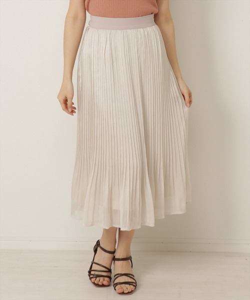 WILLSELECTION（ウィルセレクション）の「クリスタル楊柳プリーツスカート（スカート・レディース・アイボリー/ラベンダー/ピンク・MEDIUM）」の11枚目の写真