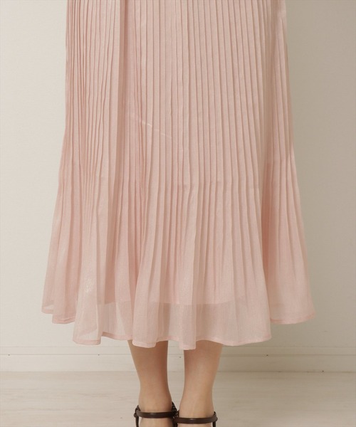 WILLSELECTION（ウィルセレクション）の「クリスタル楊柳プリーツスカート（スカート・レディース・アイボリー/ラベンダー/ピンク・MEDIUM）」の17枚目の写真