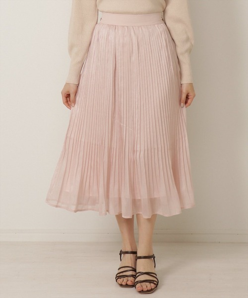 WILLSELECTION（ウィルセレクション）の「クリスタル楊柳プリーツスカート（スカート・レディース・アイボリー/ラベンダー/ピンク・MEDIUM）」の18枚目の写真