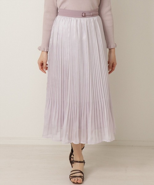 WILLSELECTION（ウィルセレクション）の「クリスタル楊柳プリーツスカート（スカート・レディース・アイボリー/ラベンダー/ピンク・MEDIUM）」の20枚目の写真