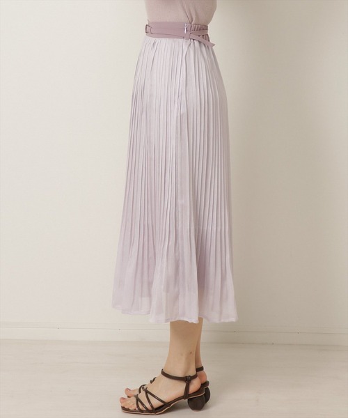 WILLSELECTION（ウィルセレクション）の「クリスタル楊柳プリーツスカート（スカート・レディース・アイボリー/ラベンダー/ピンク・MEDIUM）」の21枚目の写真