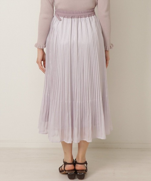 WILLSELECTION（ウィルセレクション）の「クリスタル楊柳プリーツスカート（スカート・レディース・アイボリー/ラベンダー/ピンク・MEDIUM）」の22枚目の写真