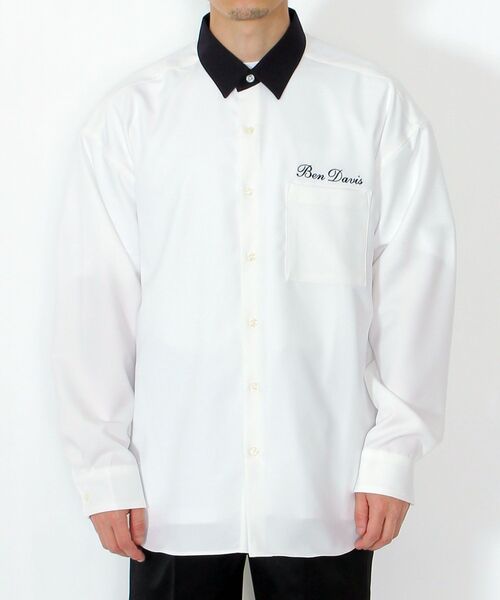 NAVAL(ナバル)の「NVL/MONOTONE BACK PRINT LS SHIRTS(シャツ/ブラウス・メンズ・ホワイト/ブラック・LARGE/MEDIUM)」の4枚目の写真