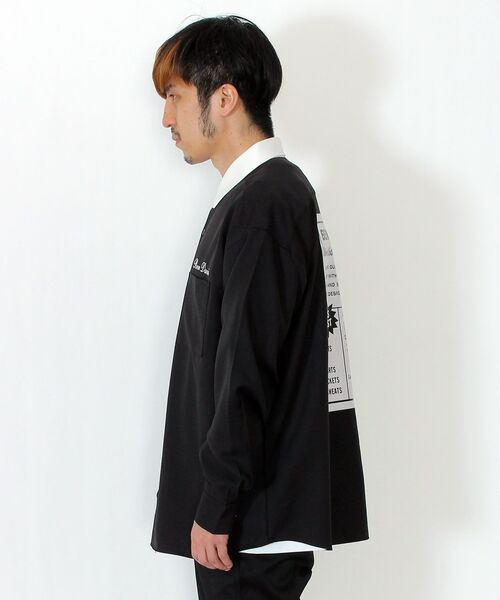NAVAL(ナバル)の「NVL/MONOTONE BACK PRINT LS SHIRTS(シャツ/ブラウス・メンズ・ホワイト/ブラック・LARGE/MEDIUM)」の7枚目の写真
