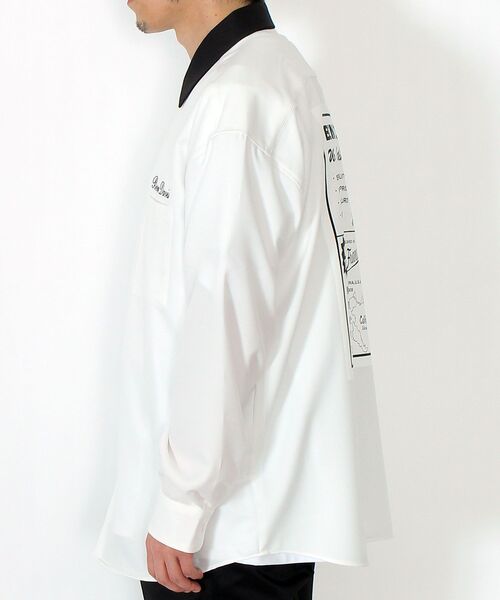 NAVAL(ナバル)の「NVL/MONOTONE BACK PRINT LS SHIRTS(シャツ/ブラウス・メンズ・ホワイト/ブラック・LARGE/MEDIUM)」の12枚目の写真