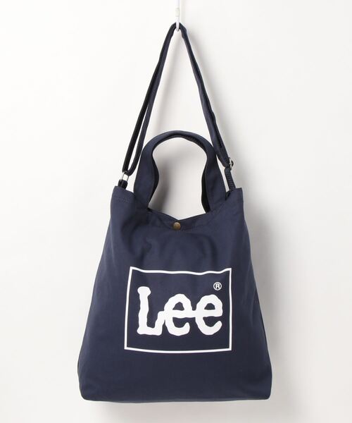 Lee（リー）の「【LEE】 BIG2WAY TOTEBAG（トートバッグ・レディース・インディゴブルー/グレー/ホワイト/カーキ/ブルー系その他・FREE）」の5枚目の写真