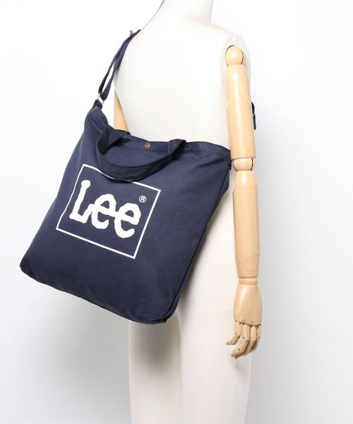 Lee（リー）の「【LEE】 BIG2WAY TOTEBAG（トートバッグ・レディース・インディゴブルー/グレー/ホワイト/カーキ/ブルー系その他・FREE）」の9枚目の写真