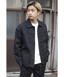 CREARE -LINO- | 【2021SPRING】オーバーサイズ ツイル タックジャケット(デニムジャケット)