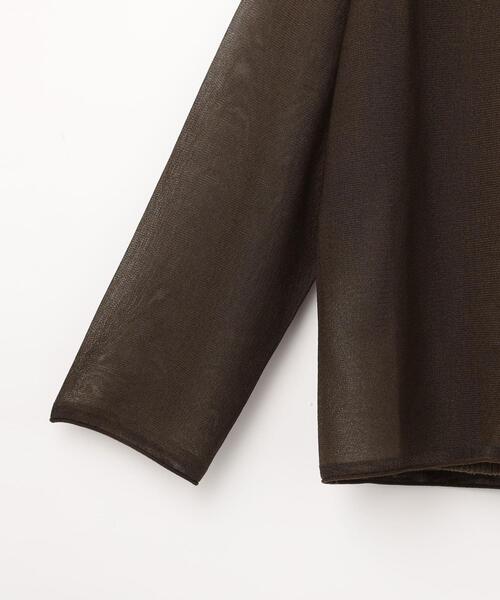 green label relaxing（グリーンレーベルリラクシング）の「＜ EMMEL REFINES（エメル リファインズ） ＞EM シアー×アメスリ マルチウェイ セット（その他トップス・レディース・ダークブラウン/ベージュ/ライム・FREE）」の16枚目の写真