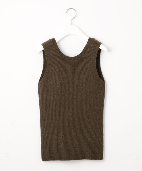 green label relaxing（グリーンレーベルリラクシング）の「＜ EMMEL REFINES（エメル リファインズ） ＞EM シアー×アメスリ マルチウェイ セット（その他トップス・レディース・ダークブラウン/ベージュ/ライム・FREE）」の7枚目の写真