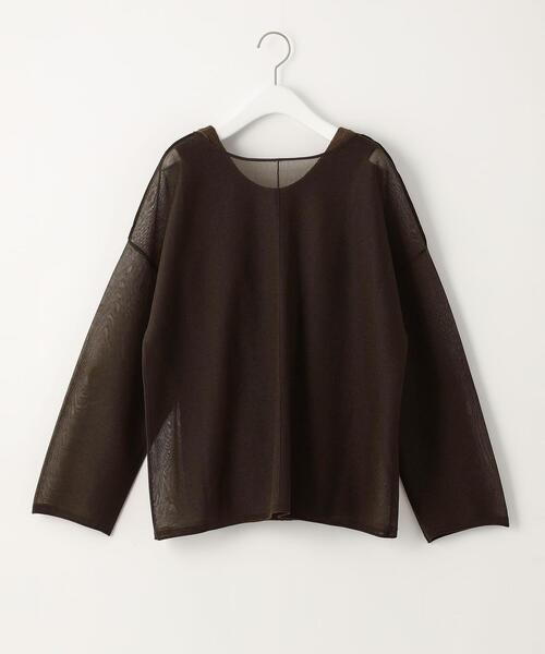 green label relaxing（グリーンレーベルリラクシング）の「＜ EMMEL REFINES（エメル リファインズ） ＞EM シアー×アメスリ マルチウェイ セット（その他トップス・レディース・ダークブラウン/ベージュ/ライム・FREE）」の22枚目の写真