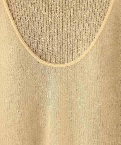 green label relaxing（グリーンレーベルリラクシング）の「＜ EMMEL REFINES（エメル リファインズ） ＞EM シアー×アメスリ マルチウェイ セット（その他トップス・レディース・ダークブラウン/ベージュ/ライム・FREE）」の8枚目の写真