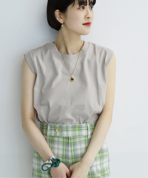 JOURNAL STANDARD(ジャーナルスタンダード)の「■■汗ジミ防止ノースリーブTシャツ◆(Tシャツ/カットソー・レディース・グレー/ブラウン/ブラック/ホワイト系その他/ホワイト・FREE)」の12枚目の写真