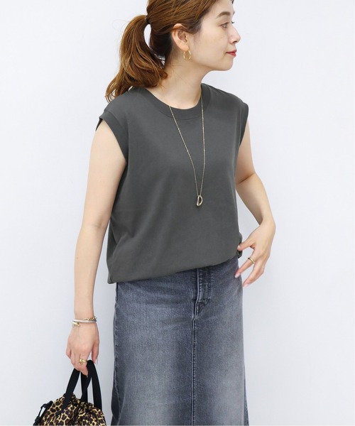 JOURNAL STANDARD(ジャーナルスタンダード)の「■■汗ジミ防止ノースリーブTシャツ◆(Tシャツ/カットソー・レディース・グレー/ブラウン/ブラック/ホワイト系その他/ホワイト・FREE)」の10枚目の写真