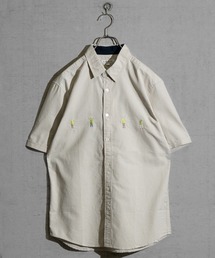 Candy Fantasy | 【a】オックス チェスト刺繍半袖シャツ(シャツ/ブラウス)