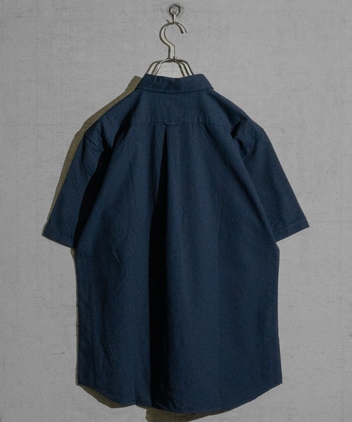 Candy Fantasy(キャンディーファンタジー)の「【a】オックス チェスト刺繍半袖シャツ(シャツ/ブラウス・メンズ・サックスブルー/ホワイト系その他/ホワイト/ネイビー/マルチ/ネイビー系/ミント/ベージュ系その他/ベージュ・LARGE/X-LARGE/MEDIUM)」の12枚目の写真