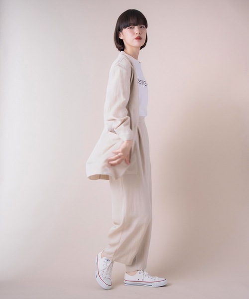 La SRIC（ラスリック）の「La SRIC / オーバーサイズテーラージャケット 【セットアップ可】（テーラードジャケット・レディース・ブルー系その他/ベージュ・38）」の5枚目の写真