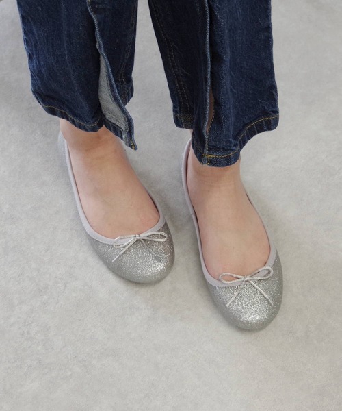 FREE FISH（フリーフィッシュ）の「FREE FISH (フリーフィッシュ) /ラウンドトゥレインパンプス（レインシューズ・レディース・ネイビー/シルバー/ブラック/レッド/シャンパン・37/36/39/38）」の4枚目の写真