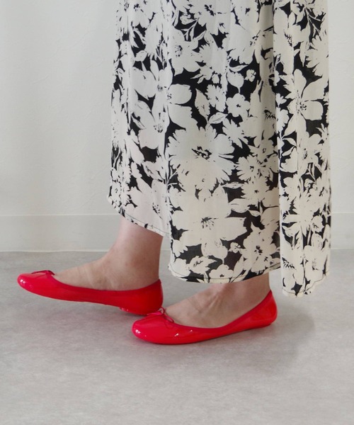 FREE FISH（フリーフィッシュ）の「FREE FISH (フリーフィッシュ) /ラウンドトゥレインパンプス（レインシューズ・レディース・ネイビー/シルバー/ブラック/レッド/シャンパン・37/36/39/38）」の6枚目の写真