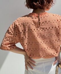 【WEB限定】刺繍レーストップス