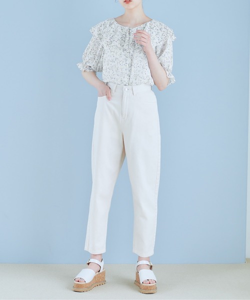 OLIVE des OLIVE（オリーブデオリーブ）の「ヒロイン級ダブルフロントブラウス（シャツ/ブラウス・レディース・ホワイト/オフホワイト/アイボリー・FREE）」の16枚目の写真