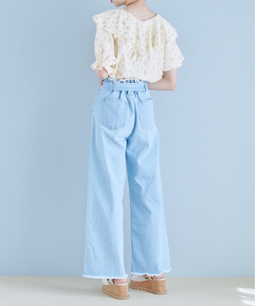 OLIVE des OLIVE（オリーブデオリーブ）の「ヒロイン級ダブルフロントブラウス（シャツ/ブラウス・レディース・ホワイト/オフホワイト/アイボリー・FREE）」の17枚目の写真