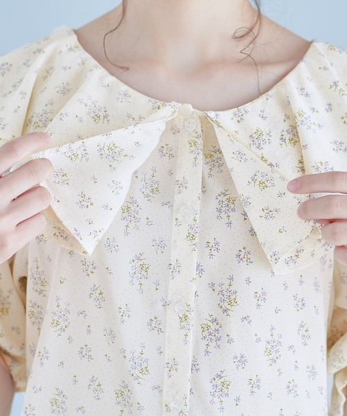 OLIVE des OLIVE（オリーブデオリーブ）の「ヒロイン級ダブルフロントブラウス（シャツ/ブラウス・レディース・ホワイト/オフホワイト/アイボリー・FREE）」の14枚目の写真