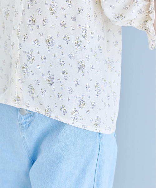 OLIVE des OLIVE（オリーブデオリーブ）の「ヒロイン級ダブルフロントブラウス（シャツ/ブラウス・レディース・ホワイト/オフホワイト/アイボリー・FREE）」の18枚目の写真