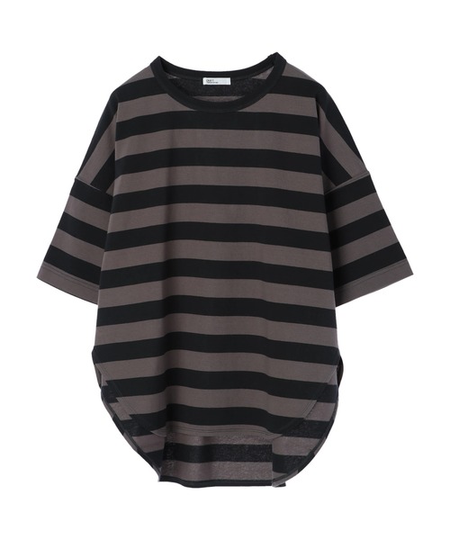 CRAFT STANDARD BOUTIQUE(クラフトスタンダードブティック)の「ハーフスリーブTシャツ *(Tシャツ/カットソー・レディース・ネイビー/ライトグリーン/アイボリー/ブルーグリーン/ブルー系その他2/イエロー系その他2・FREE)」の5枚目の写真