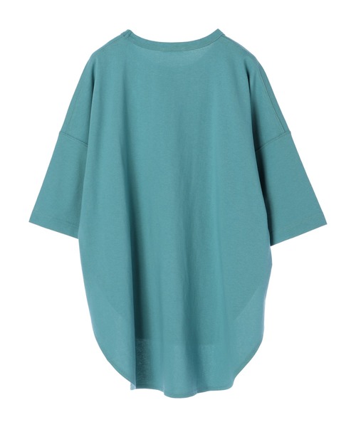 CRAFT STANDARD BOUTIQUE(クラフトスタンダードブティック)の「ハーフスリーブTシャツ *(Tシャツ/カットソー・レディース・ネイビー/ライトグリーン/アイボリー/ブルーグリーン/ブルー系その他2/イエロー系その他2・FREE)」の11枚目の写真