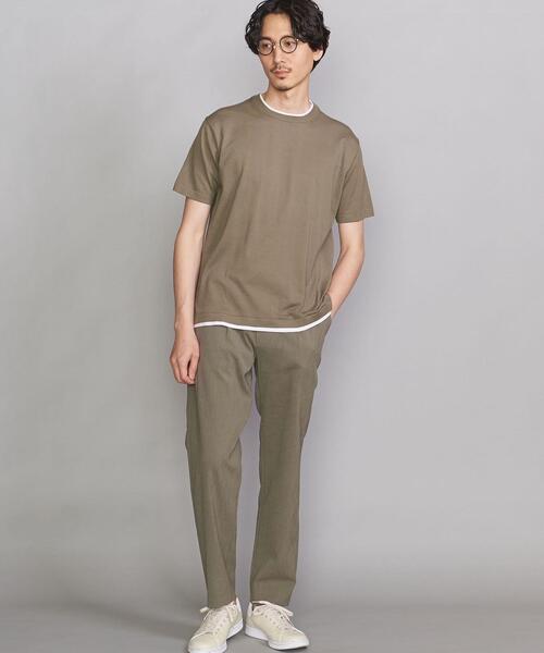 BEAUTY&YOUTH UNITED ARROWS（ビューティーアンドユースユナイテッドアローズ）の「BY ソアロン ワイド テーパード イージー パンツ（その他パンツ・メンズ・ベージュ/オリーブ/ダークグレー/ナチュラル・SMALL/MEDIUM/LARGE/X-LARGE）」の6枚目の写真