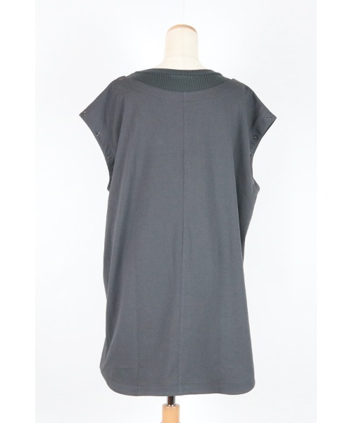 AULA AILA(アウラアイラ)の「レイヤードロングTシャツセット(Tシャツ/カットソー・レディース・ホワイト/チャコールグレー/ブラック/ブラウン・0)」の19枚目の写真