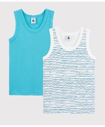PETIT BATEAU | プリントタンクトップ２枚組(タンクトップ)