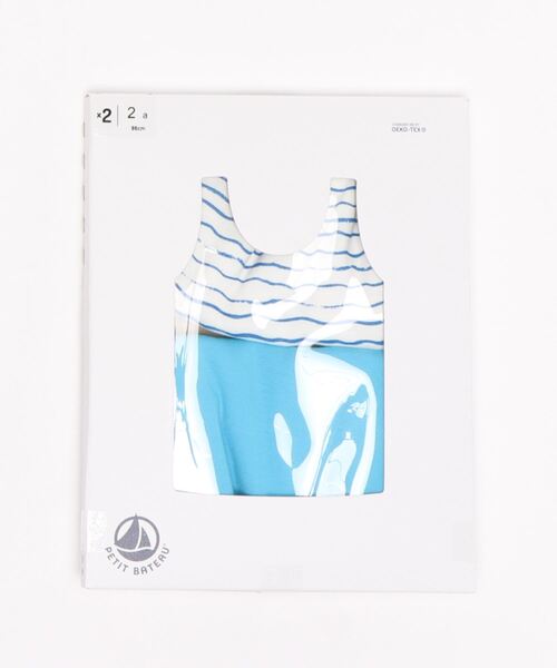 PETIT BATEAU（プチバトー）の「プリントタンクトップ２枚組（タンクトップ・キッズ・その他・2YEAR/5YEAR/3YEAR/4YEAR）」の2枚目の写真