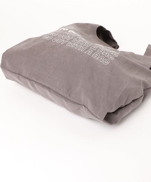 GLOBAL WORK（グローバルワーク）の「畳めるロゴコンビニバック/941766（エコバッグ/サブバッグ・レディース・ピンク/ライトブルー/ライトグリーン/ダークグレー・FREE）」の18枚目の写真