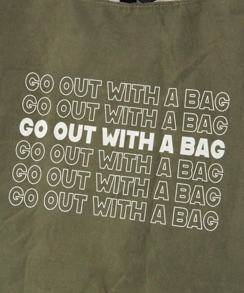 GLOBAL WORK（グローバルワーク）の「畳めるロゴコンビニバック/941766（エコバッグ/サブバッグ・レディース・ピンク/ライトブルー/ライトグリーン/ダークグレー・FREE）」の12枚目の写真