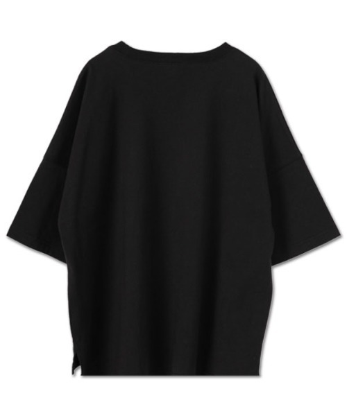 MARY QUANT(マリークワント)の「エンブロメッセージ プルオーバー(Tシャツ/カットソー・レディース・ブラウン/ブラック・M)」の4枚目の写真