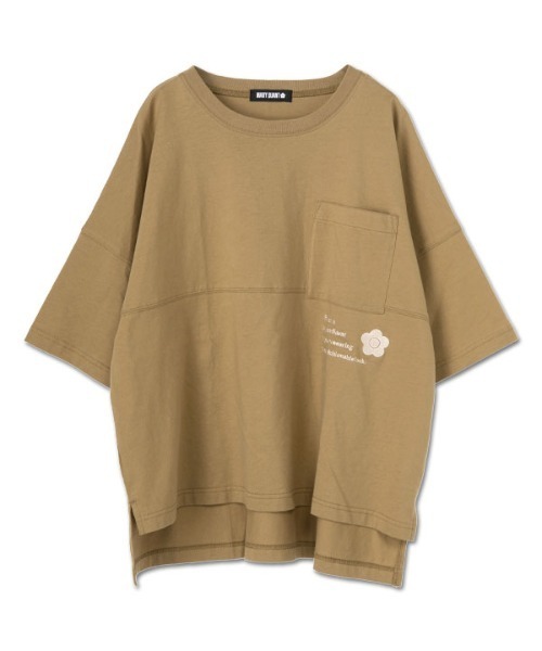 MARY QUANT(マリークワント)の「エンブロメッセージ プルオーバー(Tシャツ/カットソー・レディース・ブラウン/ブラック・M)」の13枚目の写真